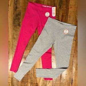 Wonder Nation Legging Bundle Size Large 10/12 NWT Pink and Grey